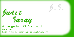 judit varay business card